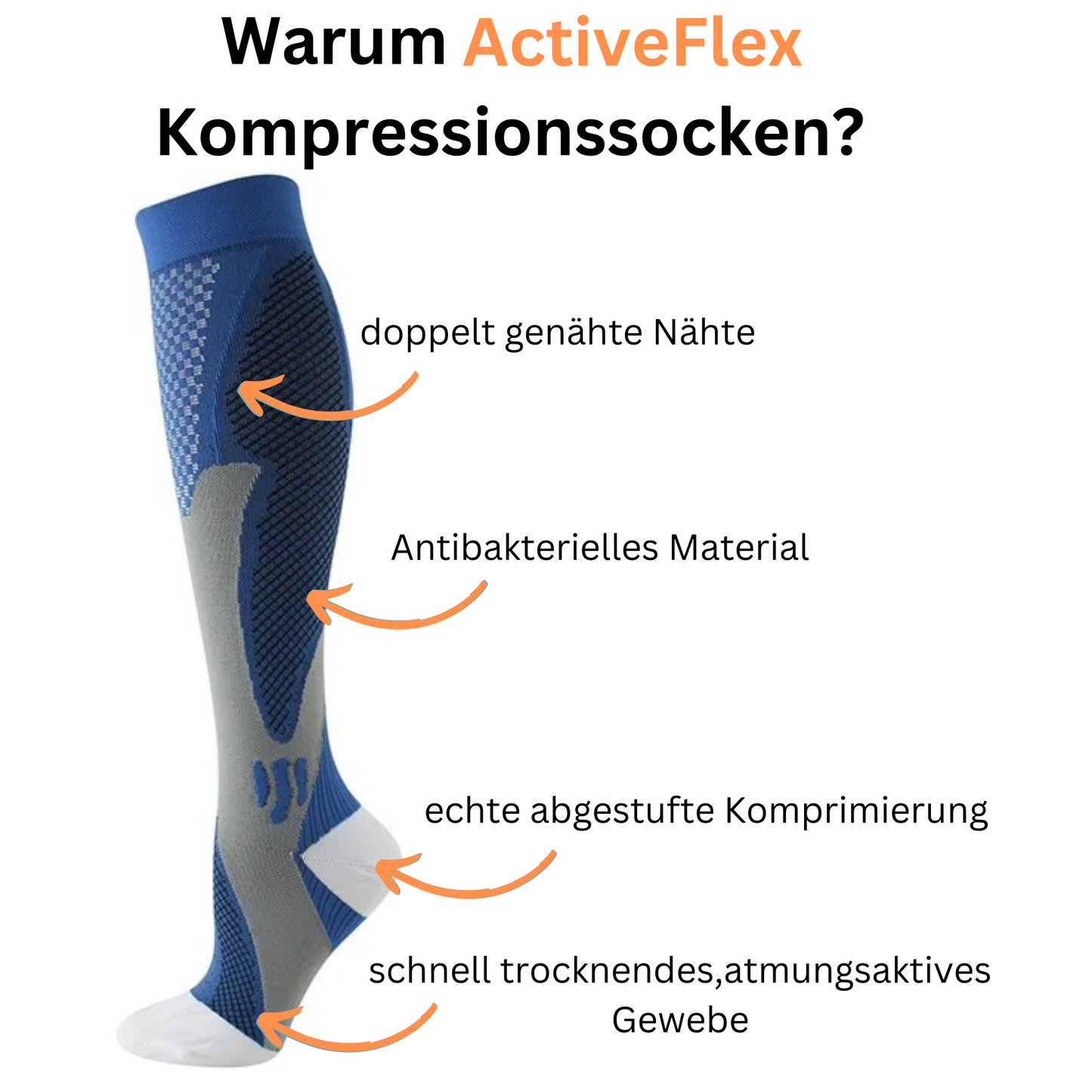 "ActiveFlex" Kompressionsstrümpfe